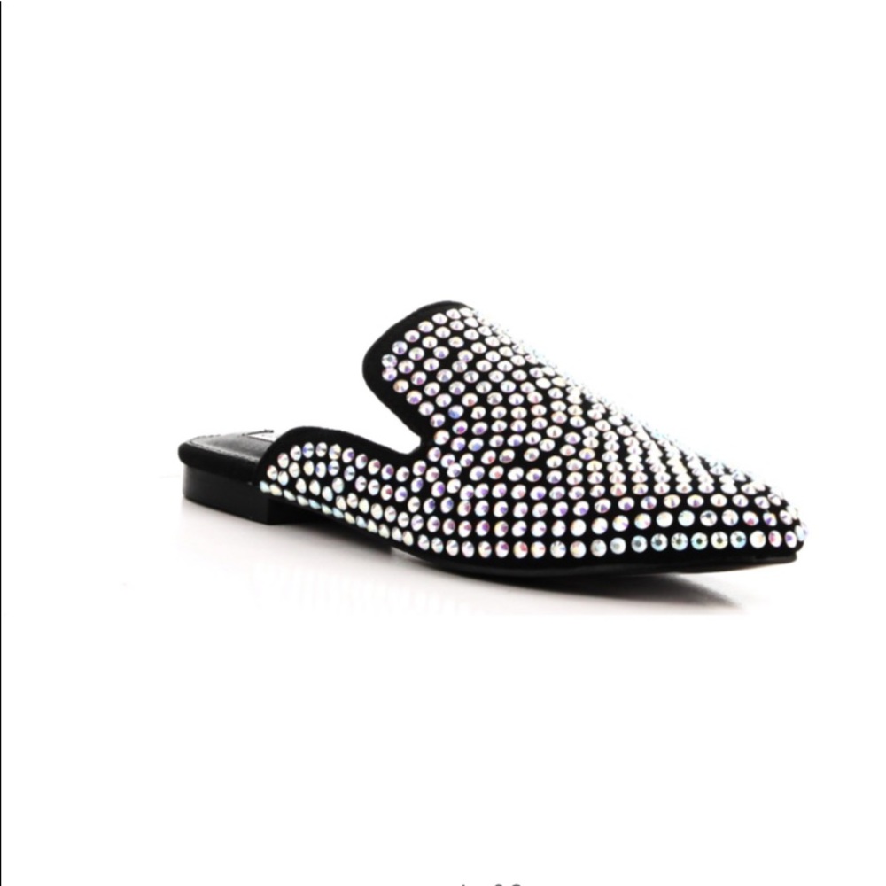 NWOT Cape Robbin Rhinestone Bling Slip-on Mules
